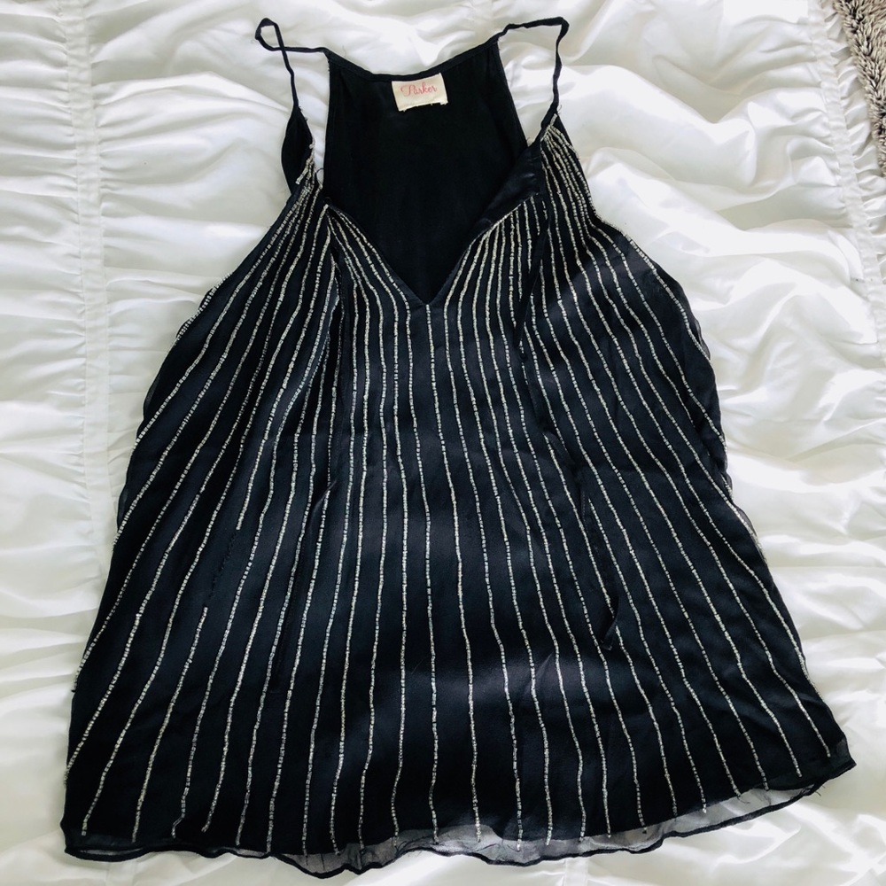 Parker Black Embellished Top
